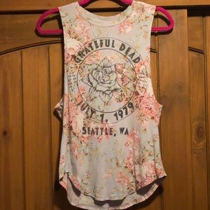 Floral Grateful Dead Tank